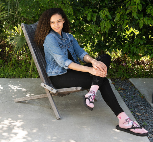 V-Toe Split-Toe, Tabi Fun Pattern Socks