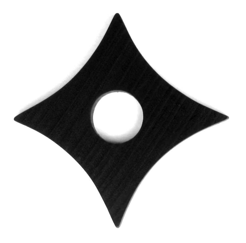 Ninja Naginata Tsuba V2. Perfect for Ninjutsu, Budo Taijutsu and Ninpo!