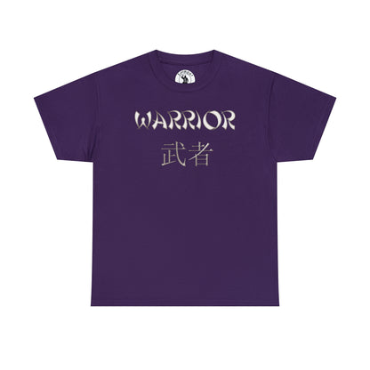 Warrior and Kanji Unisex Heavy Cotton Tee