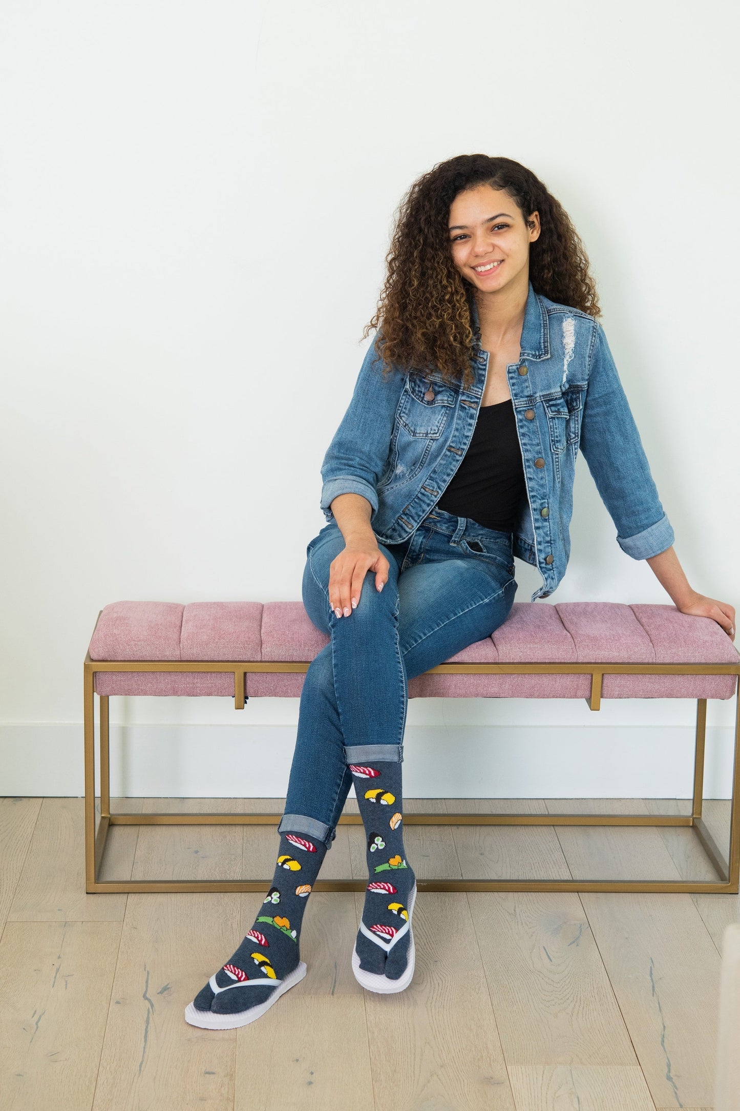 V-Toe Split-Toe, Tabi Fun Pattern Socks