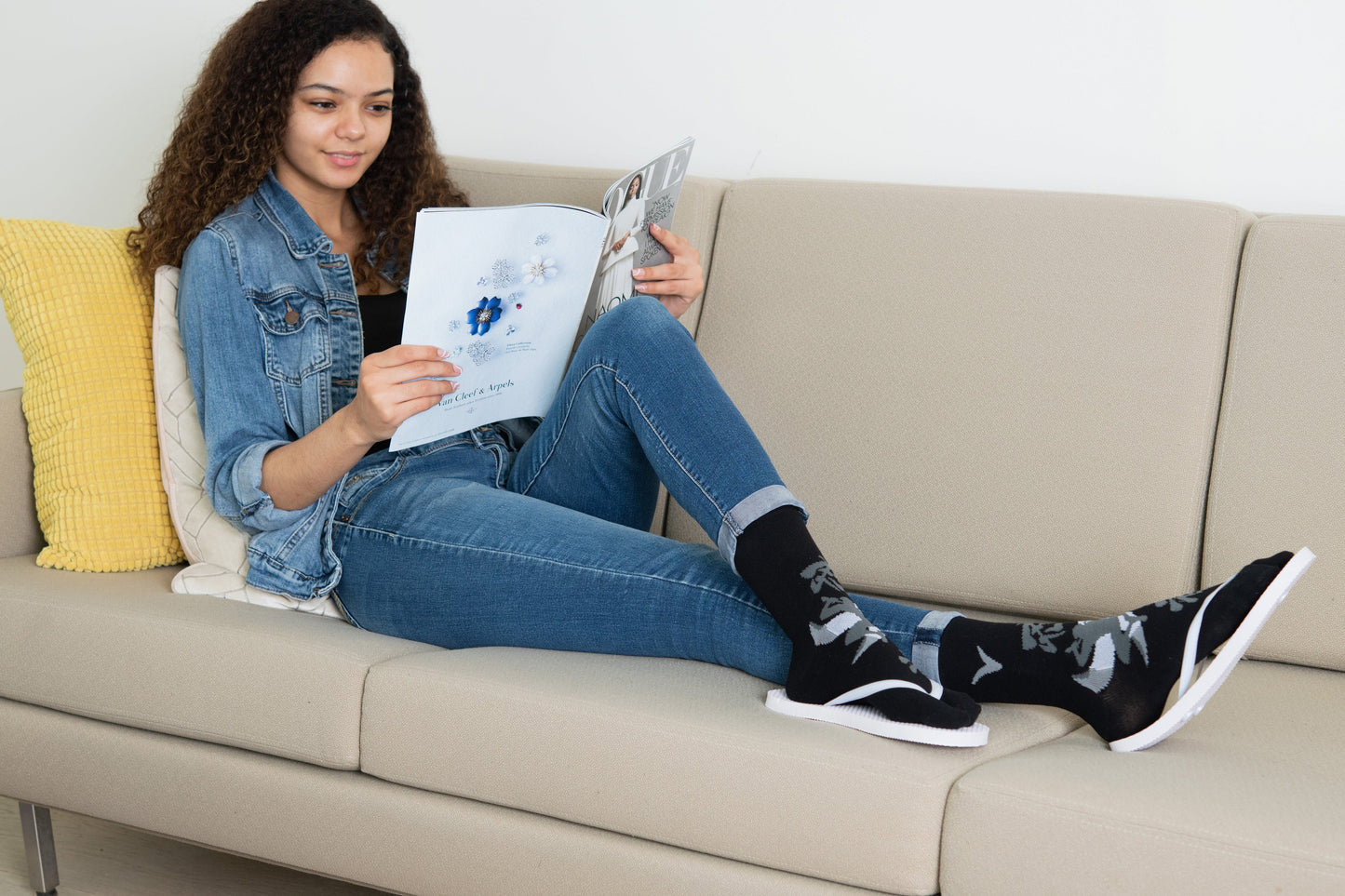 V-Toe Split-Toe, Tabi Fun Pattern Socks