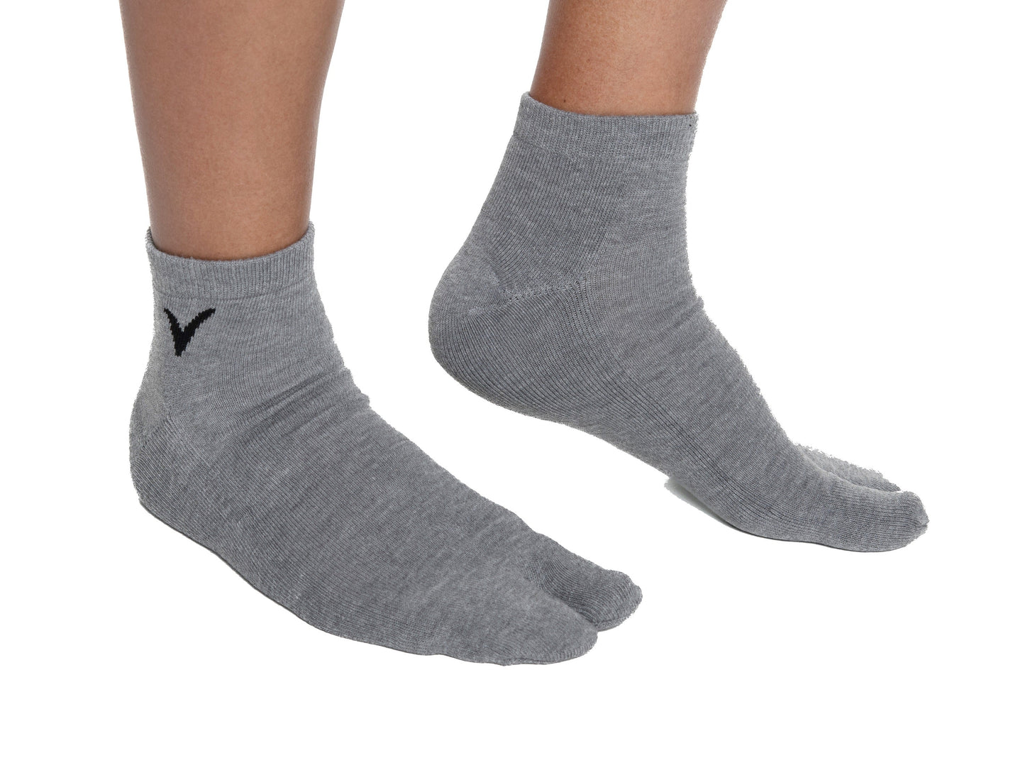 V-Toe Flip-Flop Split Toe Socks Tabi Style Thicker Durable - Ankle Socks