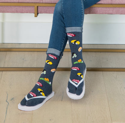 V-Toe Split-Toe, Tabi Fun Pattern Socks