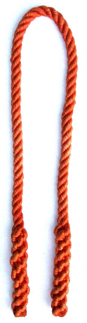 Orange Ninja Rope Kusari Fundo. Great for Ninjutsu, Budo Taijutsu and Ninpo!
