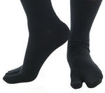 Ninja Black Athletic Tabi Socks. Perfect for Ninjutsu, Budo Taijutsu and Ninpo!