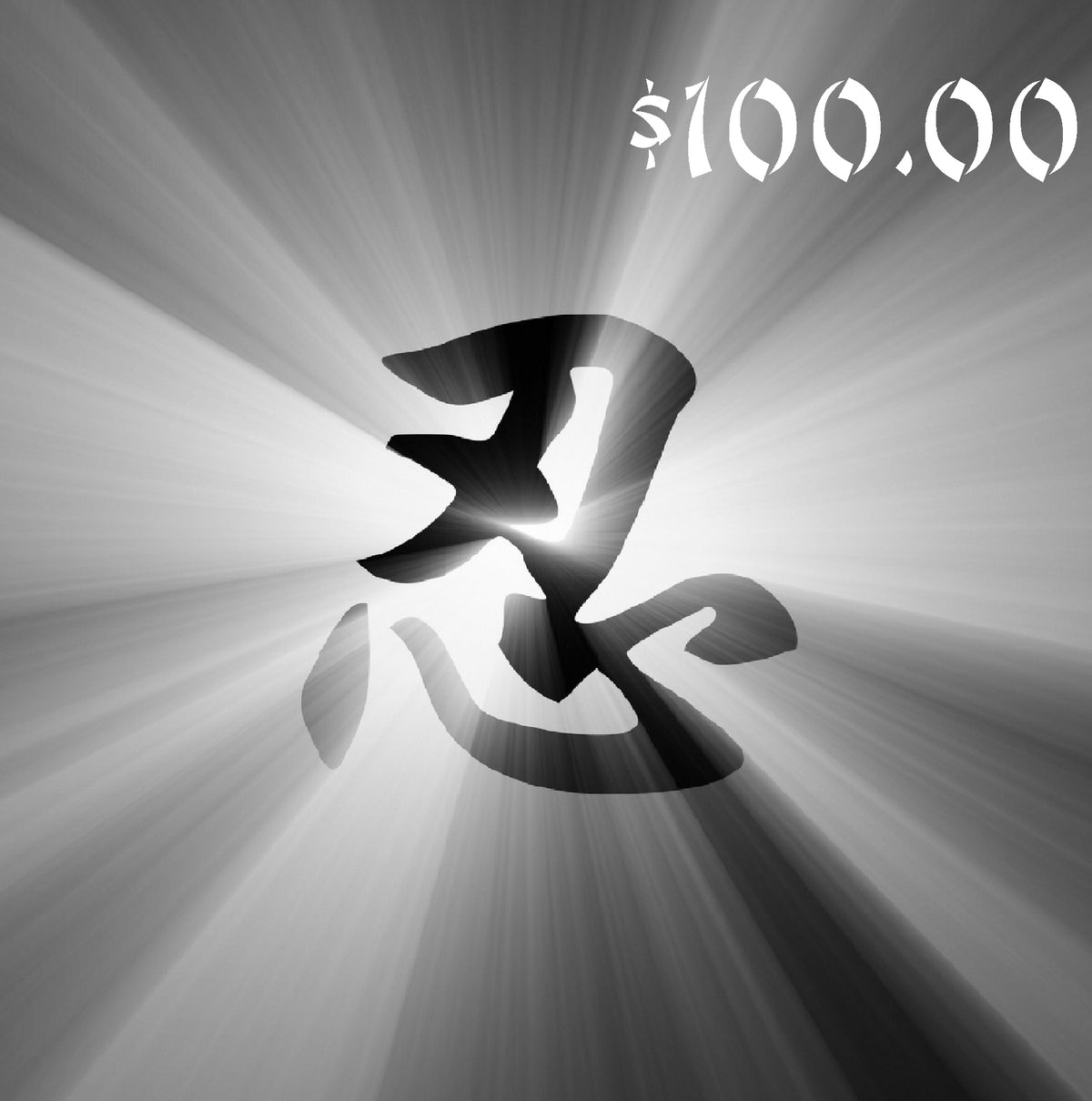 Gift Note Ninja Ninja Gift Card $50.00-Shinobi Gear – Shinobi Gear, Inc.