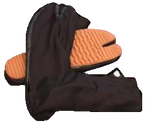 Black High Top Ninja Jika Tabi Boots. Great for Ninjutsu Training!
